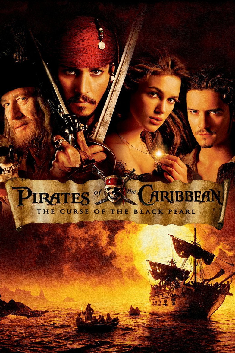 Capa de Piratas do Caribe: A Maldição do Pérola Negra
