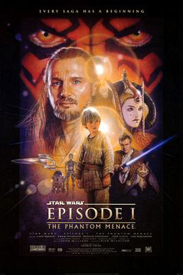 Capa de Star Wars: Episódio I, A Ameaça Fantasma
