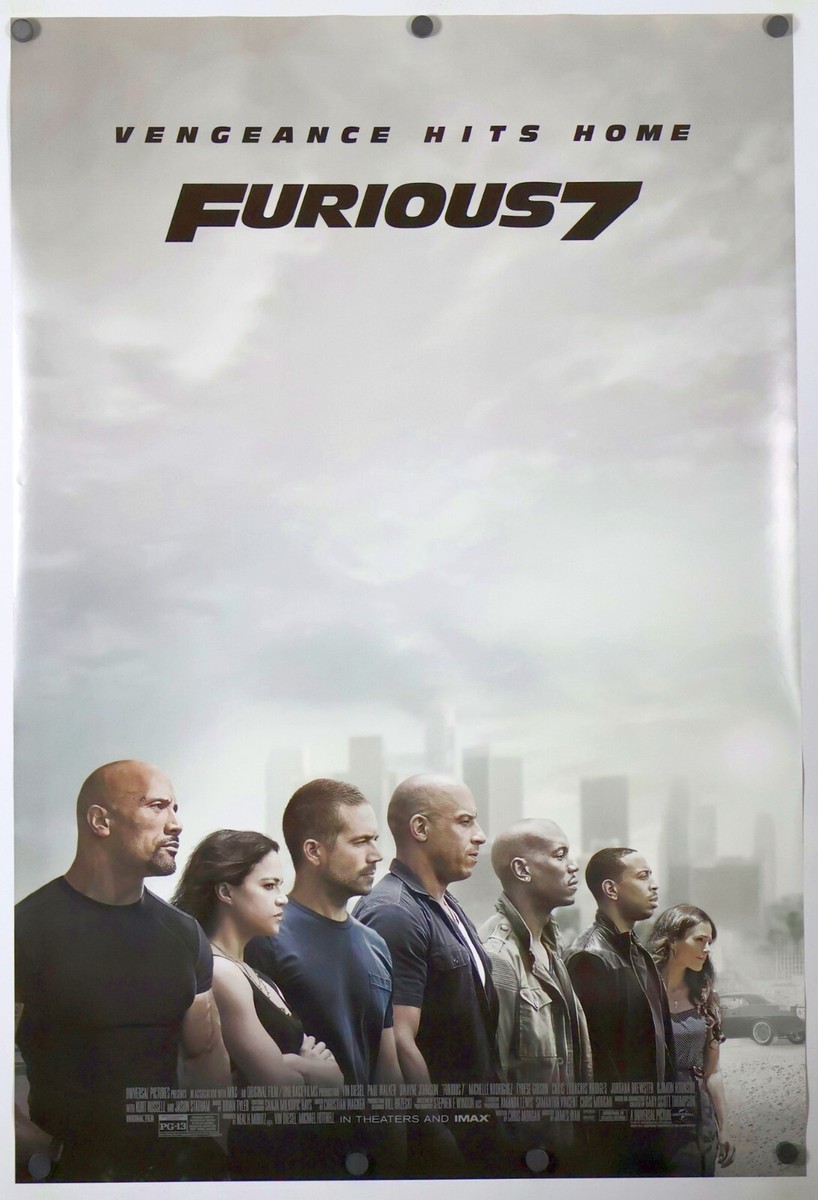 Capa de Velozes & Furiosos 7
