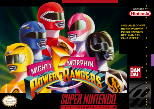 Capa de Mighty Morphin Power Rangers