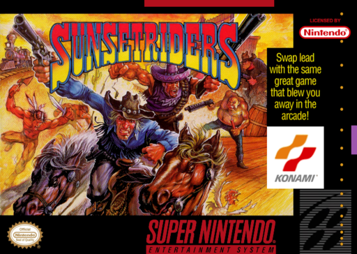 Capa de Sunset Riders