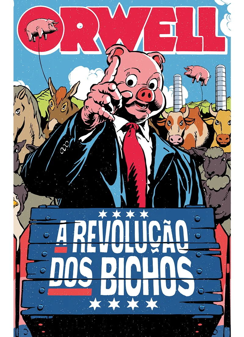Capa do livro A Revolução dos Bichos